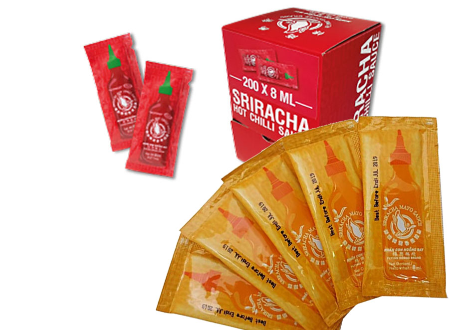 Flying Goose Sriracha in bustine take away